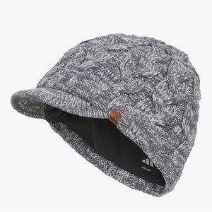 unisex adidas Gray Cable Knit  Hat